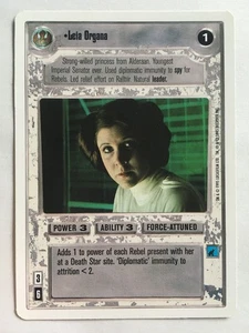 Star Wars CCG Decipher Premiere WB Unlimited Leia Organa SWCCG TCG 1995 - Bild 1 von 1