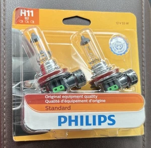 PHILIPS - 12362B2 Philips H11 Halogen Replacement Headlight Bulb 2 Pack-i - Picture 1 of 2