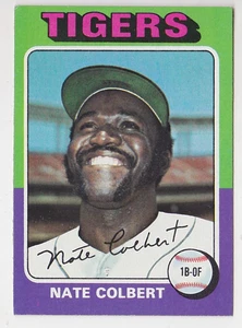 1975 Topps #599 Nate Colbert Detroit Tigers Ex/MT-NMt - Foto 1 di 2