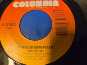 BRUCE SPRINGSTEEN - ROULETTE / ONE STEP UP - 7" VINYL SINGLE - Picture 1 of 3