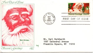 USPS Scott 2064 Christmas Santa Claus Westinghouse Letter Marq Cachet c1983 - Picture 1 of 5