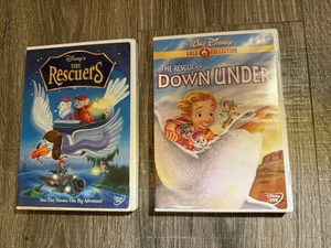 Disney DVD - The Rescuers (1977) and The Rescuers Down Under (1990) Bundle - Picture 1 of 3