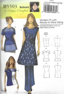 Butterick Connie Crawford Pattern #5503-Misses Blouse in Sizes Xsm-Xlg - Picture 1 of 1