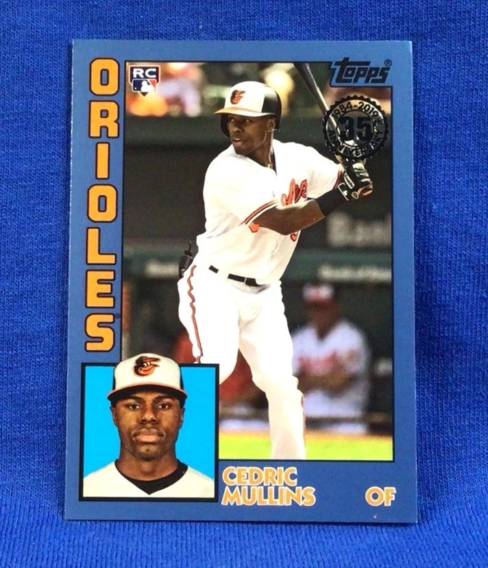 2019 Topps - 1984 Topps Baseball Rookies Cedric Mullins #84R-CM Blue (RC) - Image 1 of 2