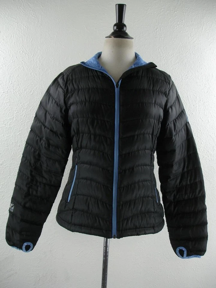 Chaqueta para mujer M Sierra Designs Gnar Lite negra 800 plumón de ganso relleno acolchado $229 Foto 1 de 4