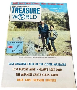Long John Latham's Treasure World Magazine Mining Metal Detecting Nov 1972 - Picture 1 of 8