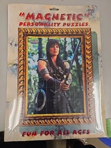 xena warrior princess puzzle personalità magnetica 36 pezzi 1998 sigillato in fabbrica - Foto 1 di 4