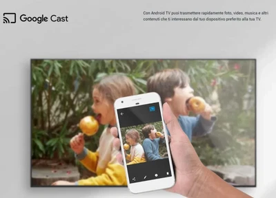 TV Box 4K Google TV Smart Android 13 WiFi 4GB RAM 64GB ROM Chromecast decoder HD - Immagine 1 di 4