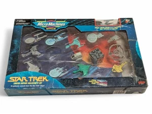 Vintage MICRO MACHINES STAR TREK Limited Edition INCOMPLETE Box Wear Galoob - Picture 1 of 20