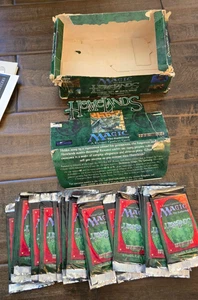 Magic The Gathering Homelands 1995 paquete de refuerzo caja parcial de 21 paquetes sin abrir - Imagen 1 de 2