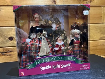 Holiday Sisters Barbie Kelly & Stacie Doll Gift Set 1998 Mattel 19809 - Image 1 of 4