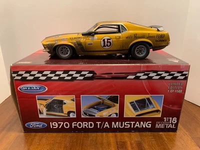 1970 Parnelli Jones #15 Trans Am Mustang Boss 302 1:18 Custom by Dennis Koleber - Image 1 of 4
