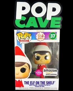 Pop Cave 2024 SANTAVERSE: Elf on the Shelf - Amazon FLOCKED EXCLUSIVE FREE FEDEX - Picture 1 of 11
