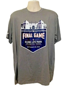 Texas Rangers 2019 Final Game Globe Life Park T-Shirt XL grau Baumwolle - Bild 1 von 7