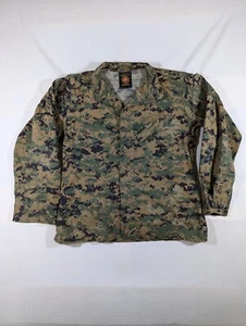 Columbia Sewing Shirt Men's 35 Short Marines Woodland Marpat Camo MCCUU Field - Picture 1 of 10