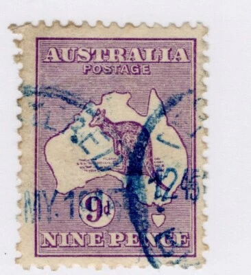 Australia Scott 50 used, CV 20$ DIE II - Image 1 of 2