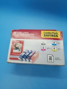 Canon BCI-3E/6 Combo Value Pack, 4 Colors/50 Glossy Photo Paper - Picture 1 of 3