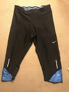 Para mujeres Nike Dri Fit Correr Capri Leggings Pantalones de Compresión XS - Imagen 1 de 1