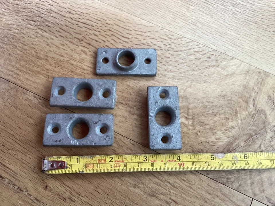 Boat Rowlock gunwall plates,galvanised . - Image 1 of 1