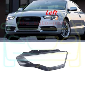 Left Headlight Cover Clear PC+Sealant Glue For Audi A5 S5 RS5 2013-2017 - Picture 1 of 8