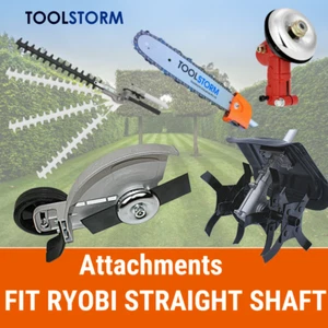 Attachments Fit RYOBI Straight Multitool Brushcutter Chainsaw Line Hedge Trimmer - Picture 1 of 29