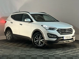 WHITE 2013 HYUNDAI SANTA FE PREMIUM 2.2 DIESEL CRDI AUTOMATIC 7 SEATER 4WD SUV - Picture 1 of 20