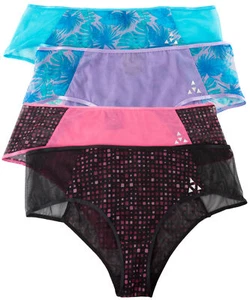 Paquete de 4 pantillas hipster de malla impresa Balanced Tech para mujer - Imagen 1 de 39