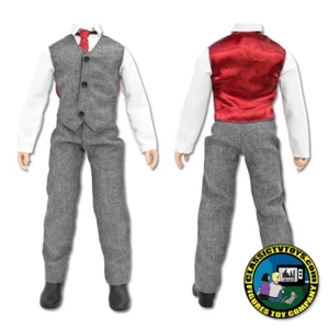 Kompletter grauer Businessanzug für 12 Inch 1/6th Scale Figuren (mit Korpus) - Bild 1 von 1