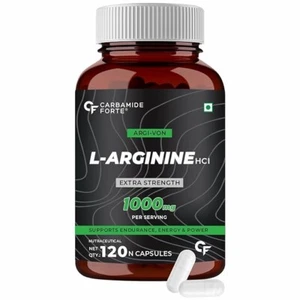 Carbamide Forte L Arginine 1000mg Supplement Per Serving - 120 Veg Capsules - Picture 1 of 1