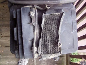  Honda CR125- Left/ Right Radiator set  - 1987 CR125RA - OEM - Bild 1 von 6