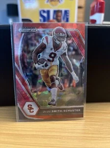 2021 Prizm Draft Picks # 53 Juju Smith Schuster USC Cracked Red Ice Prizm L56 - Bild 1 von 2