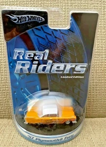 HOT WHEELS REAL RIDERS '57 PLYMOUTH FURY H9210 *NEW* - Picture 1 of 2