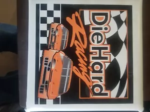 Cojín de asiento de carreras DIE HARD vintage gráficos naranja fresco - Imagen 1 de 2