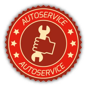 Auto Autoservice Schraubenschlüssel Emblem Auto Autoaufkleber Aufkleber - Bild 1 von 1