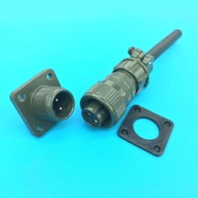 10set 2-Pin American standard aviation plug Socket  MS3106A10SL MS3102A10SL-4P - Image 1 of 4