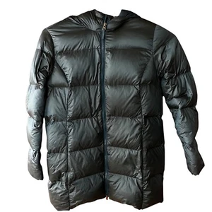 Parka acolchada Eddie Bauer 550 para mujer azul talla XL con capucha - Imagen 1 de 12