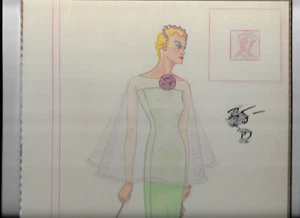 4 1936 ILUSTRACIONES MODA MUJER ALTO ESTILO POR "HOLLIS" - Imagen 1 de 8