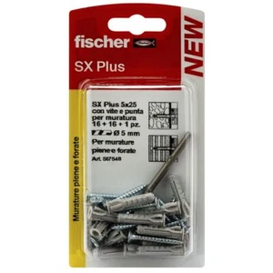 FISCHER SX Plus W100 in blister, tassello con Vite e Punta - Foto 1 di 4