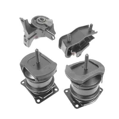 Juego de 4 montaje de motor y transmisión para Honda Accord 1998-2002 3,0 L 6592 6552 4507 6582 Foto 1 de 4