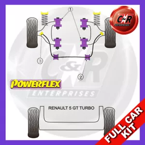 Powerflex Complete Bush Kit Fits Renault 5 GT Turbo (85-91) - Picture 1 of 1