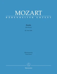 Zaide (Das Serail) (K.344) (Vocal Score) Mixed Voices Opera Music Mozart Baerenr - Picture 1 of 1