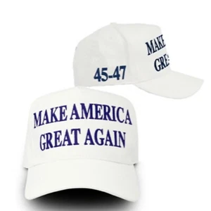 WHITE MAGA 47 Official Authentic Licensed Trump 2024 Campaign Gear CaliFame Hat - Bild 1 von 8