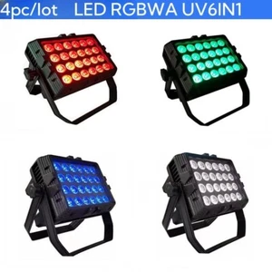 4pc/24x18W 6IN1 Waterproof Stage Light LED Floodlight IP65 City Color Wash Light - Picture 1 of 5