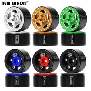Aluminum 1.0" Beadlock Wheel Rim for 1/24 Crawler Axial SCX24 Deadbolt C10 90081 - Picture 1 of 76