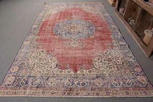 Tappeto vintage, tappeto turco, tappeto grande 10,1 x 6 piedi, tappeti da pavimento, tappeti per grandi - Foto 1 di 10