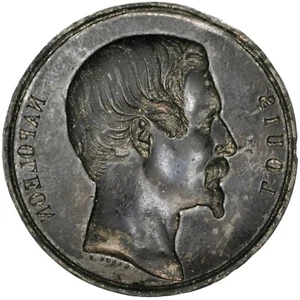 FRANCIA Cliché del dritto per la medaglia di LOUIS NAPOLEON Opus Caqué (1852) - Picture 1 of 2