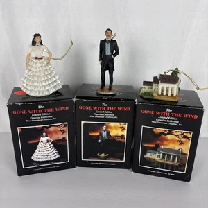 Dave Grossman Creations Vom Winde verweht Ornamente Scarlett, Rhett Butler, Teer - Bild 1 von 12