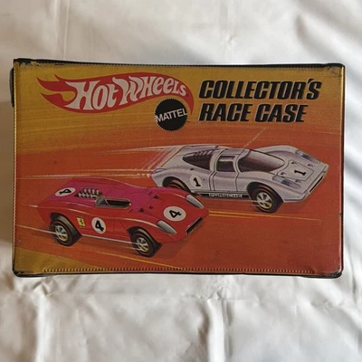 Estuche de carreras Hot Wheels 1969 vintage 48 coches coleccionistas original 1 bandeja sin coches Foto 1 de 4