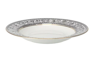 Wedgwood - Florentine - Black - W4312 - Rimmed Bowl - 78877G - Picture 1 of 2