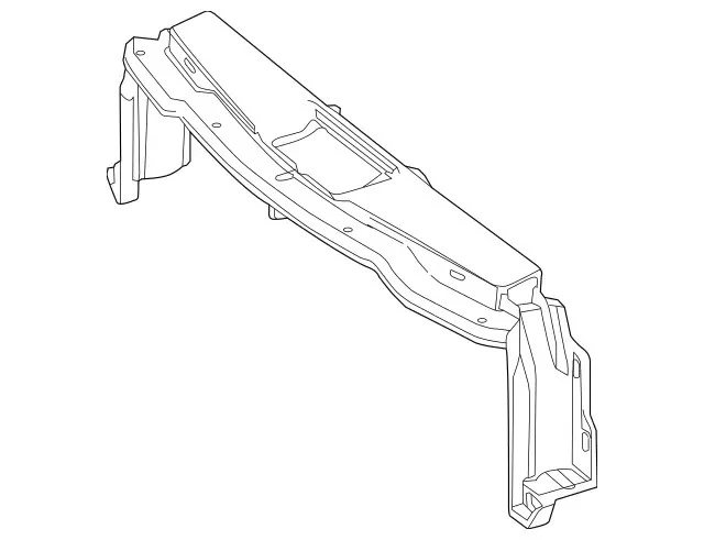 Refuerzo panel soporte radiador original Mercedes-Benz 218-620-00-15 Foto 1 de 1